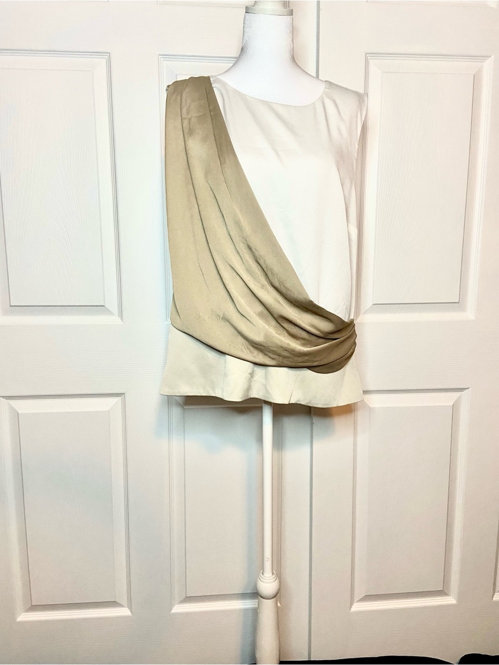 Sleeveless Wrap Blouse